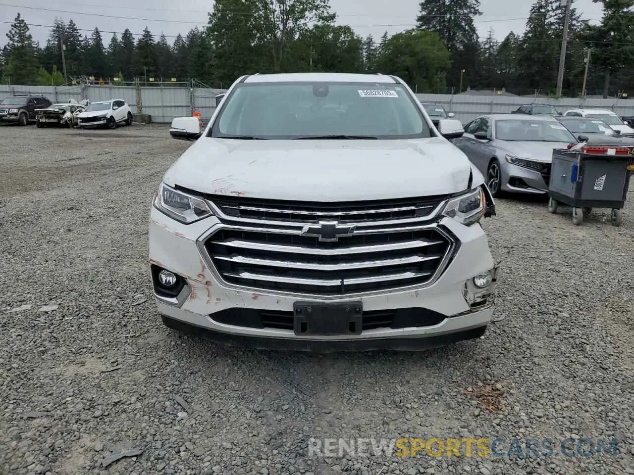 5 fotografías del automóvil dañado 1GNEVJKW0KJ174475 CHEVROLET TRAVERSE 2019