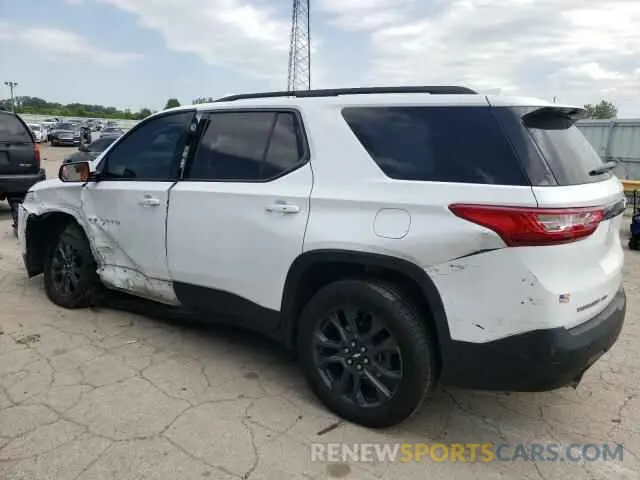 2 fotografías del automóvil dañado 1GNEVJKW0KJ215803 CHEVROLET TRAVERSE 2019