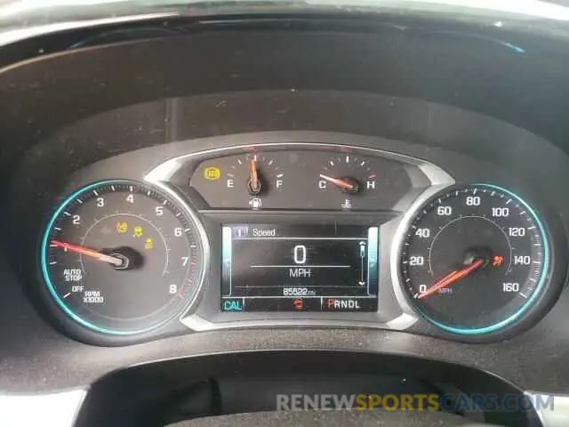 9 fotografías del automóvil dañado 1GNEVJKW0KJ215803 CHEVROLET TRAVERSE 2019