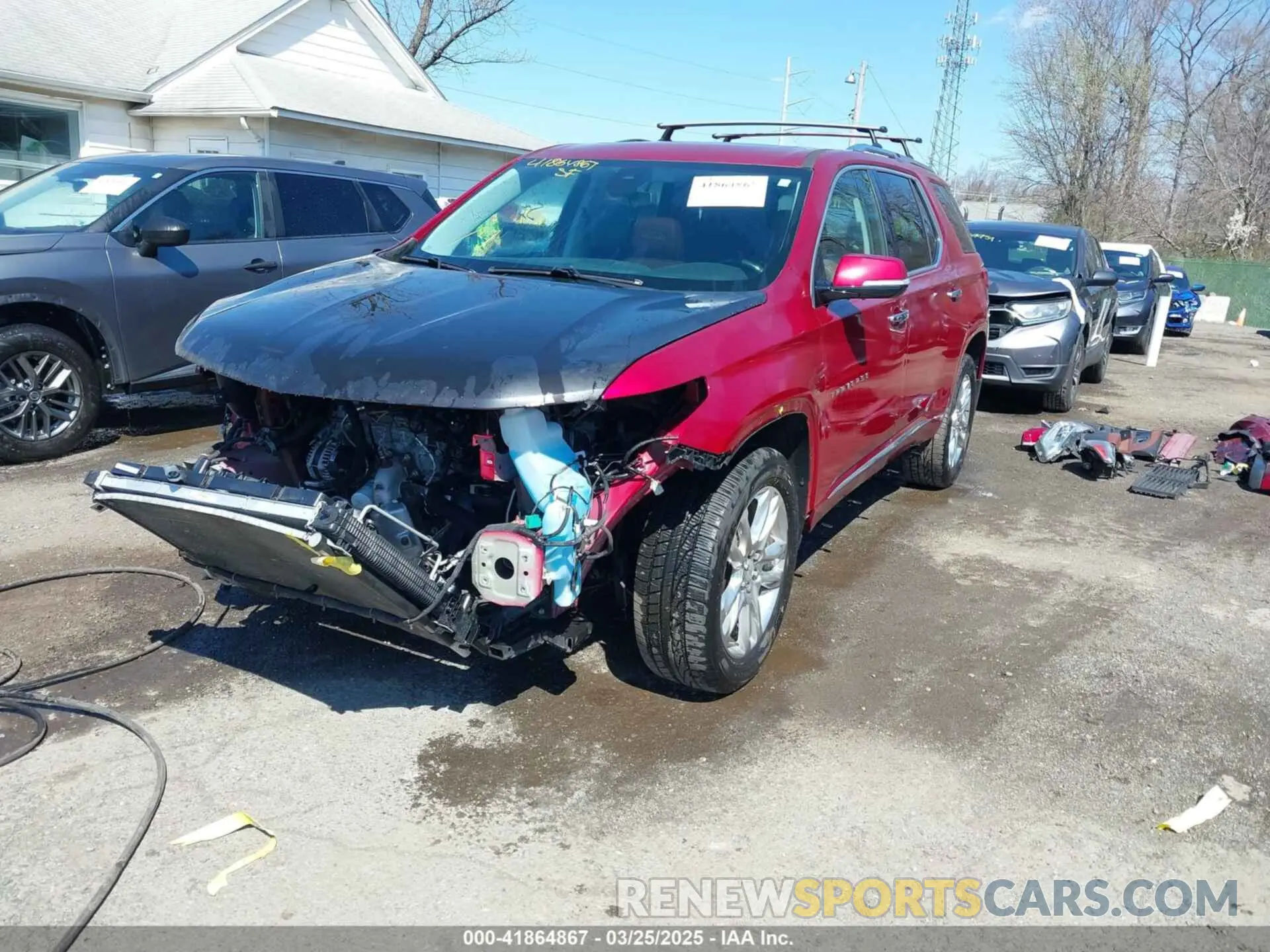 2 fotografías del automóvil dañado 1GNEVJKW1KJ114107 CHEVROLET TRAVERSE 2019