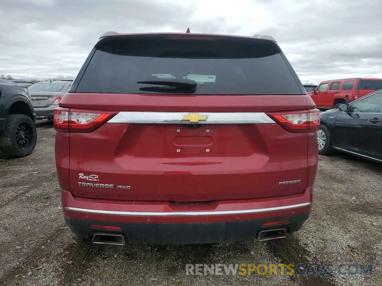 6 fotografías del automóvil dañado 1GNEVKKW1KJ162308 CHEVROLET TRAVERSE 2019