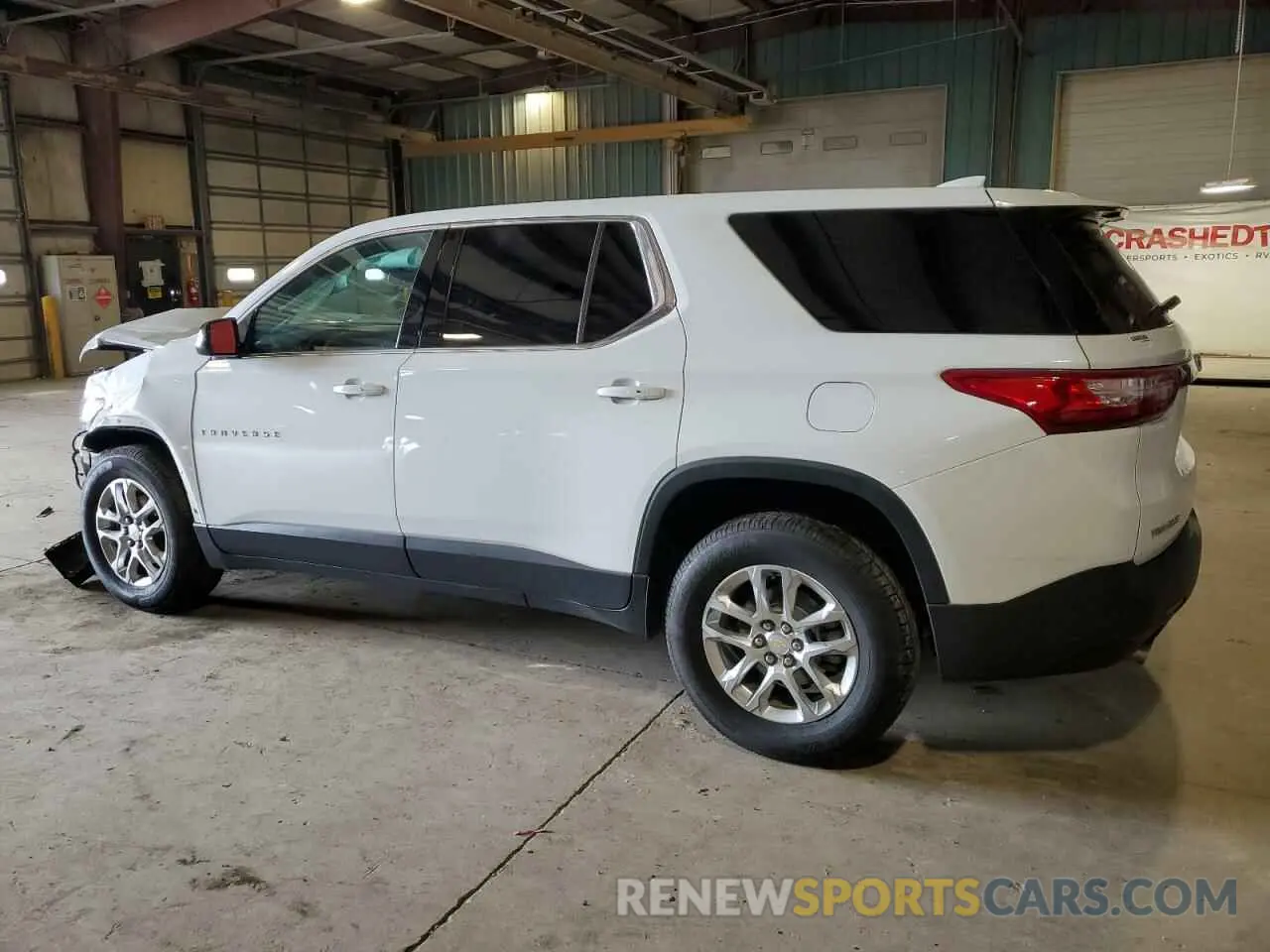 2 fotografías del automóvil dañado 1GNERFKW0LJ131354 CHEVROLET TRAVERSE 2020