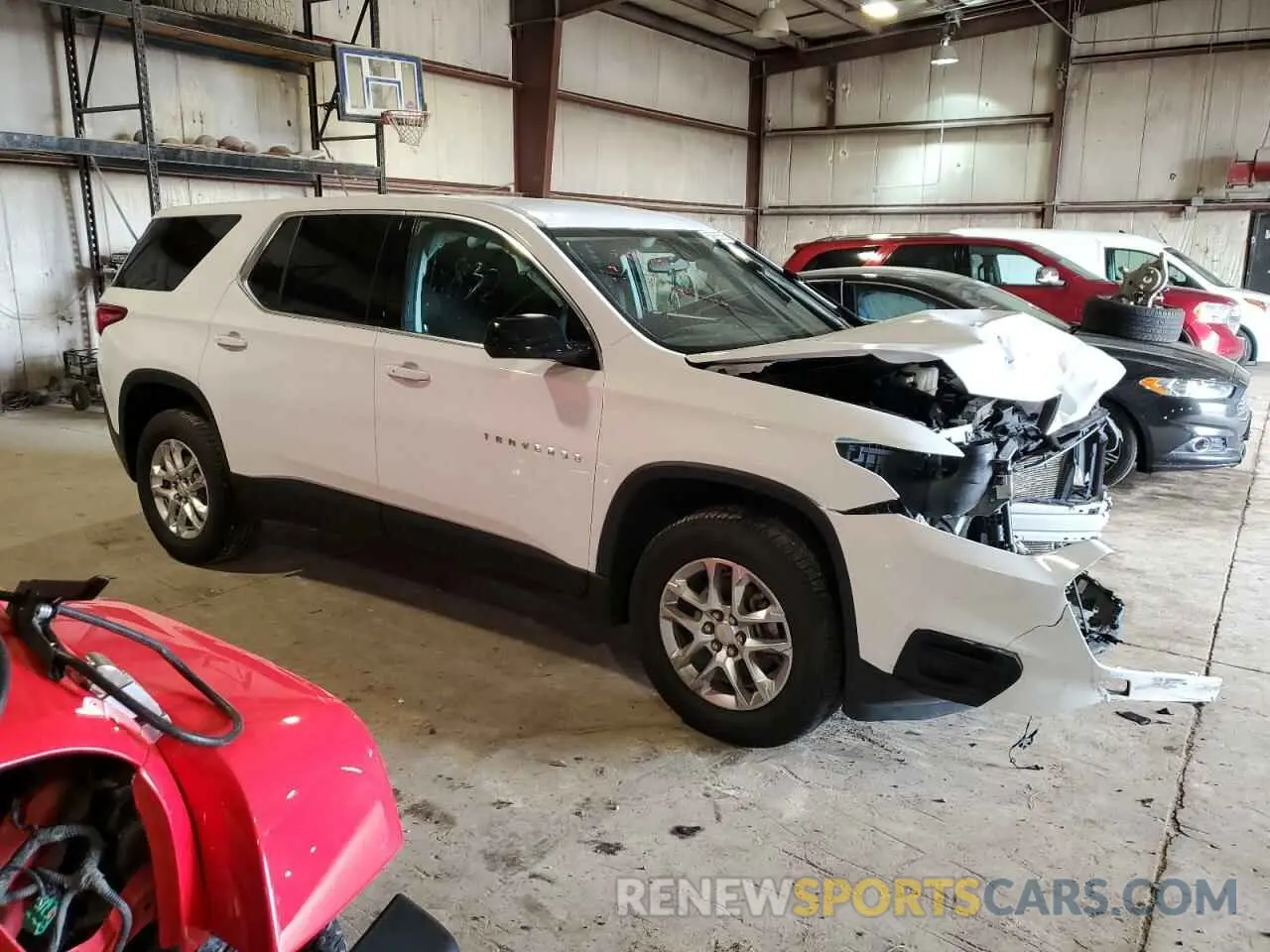 4 fotografías del automóvil dañado 1GNERFKW0LJ131354 CHEVROLET TRAVERSE 2020