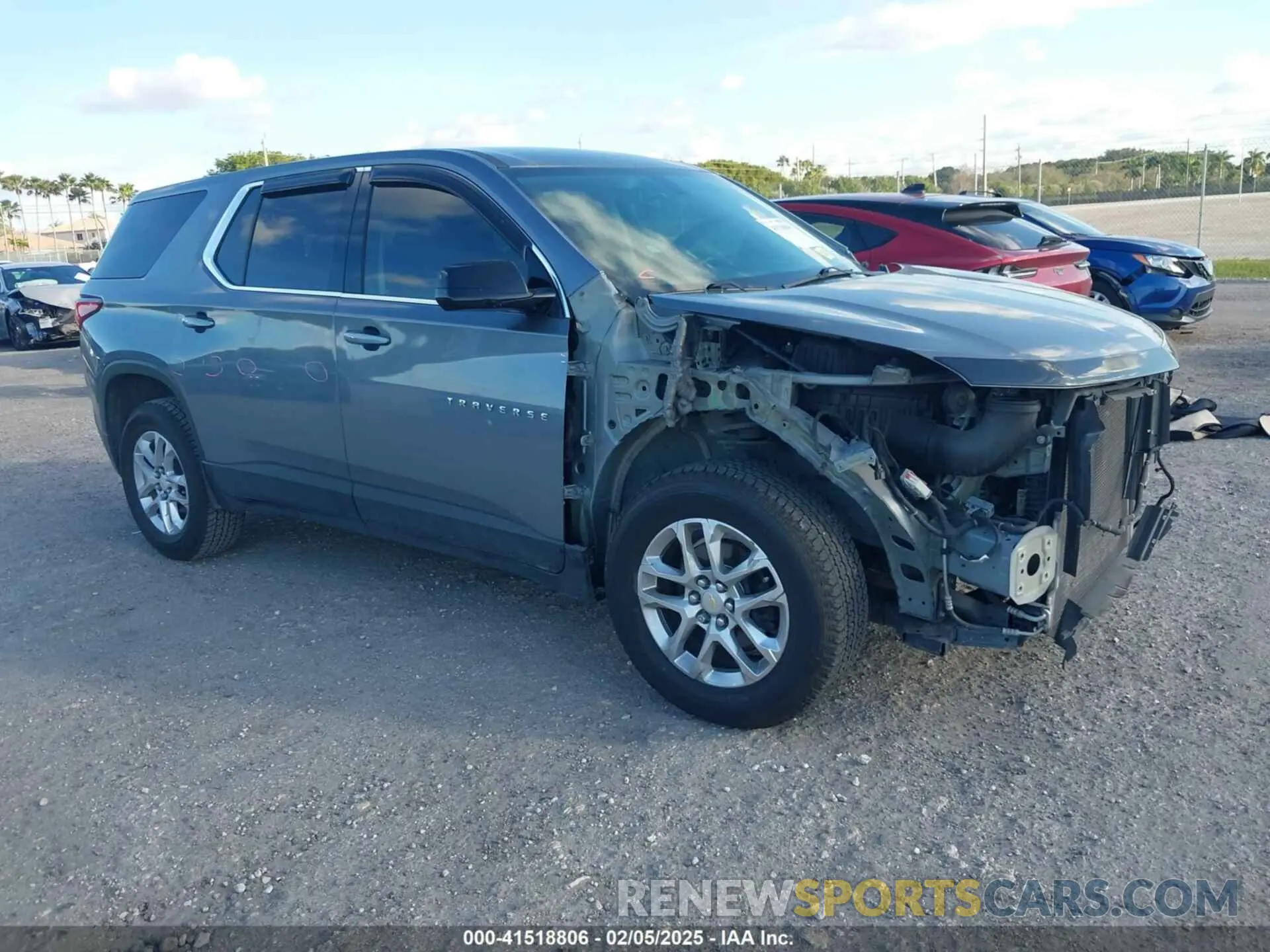 1 fotografías del automóvil dañado 1GNERFKW1LJ162600 CHEVROLET TRAVERSE 2020