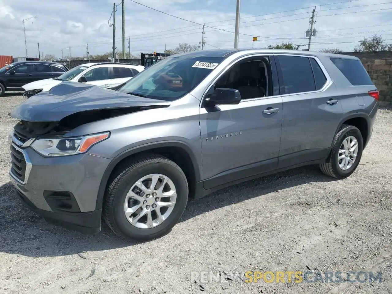 1 fotografías del automóvil dañado 1GNERFKW2LJ314626 CHEVROLET TRAVERSE 2020