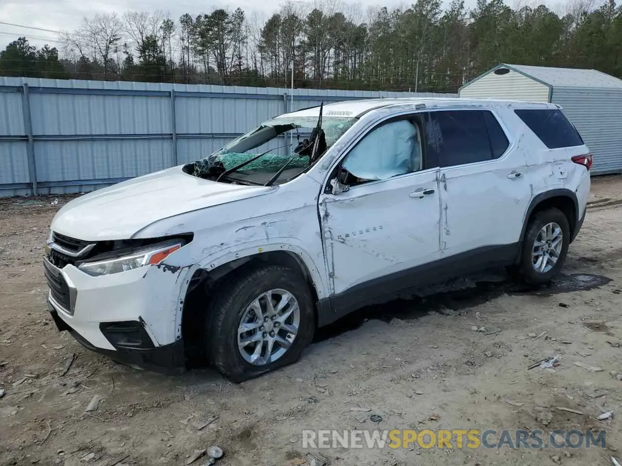 1 fotografías del automóvil dañado 1GNERFKW4LJ311744 CHEVROLET TRAVERSE 2020