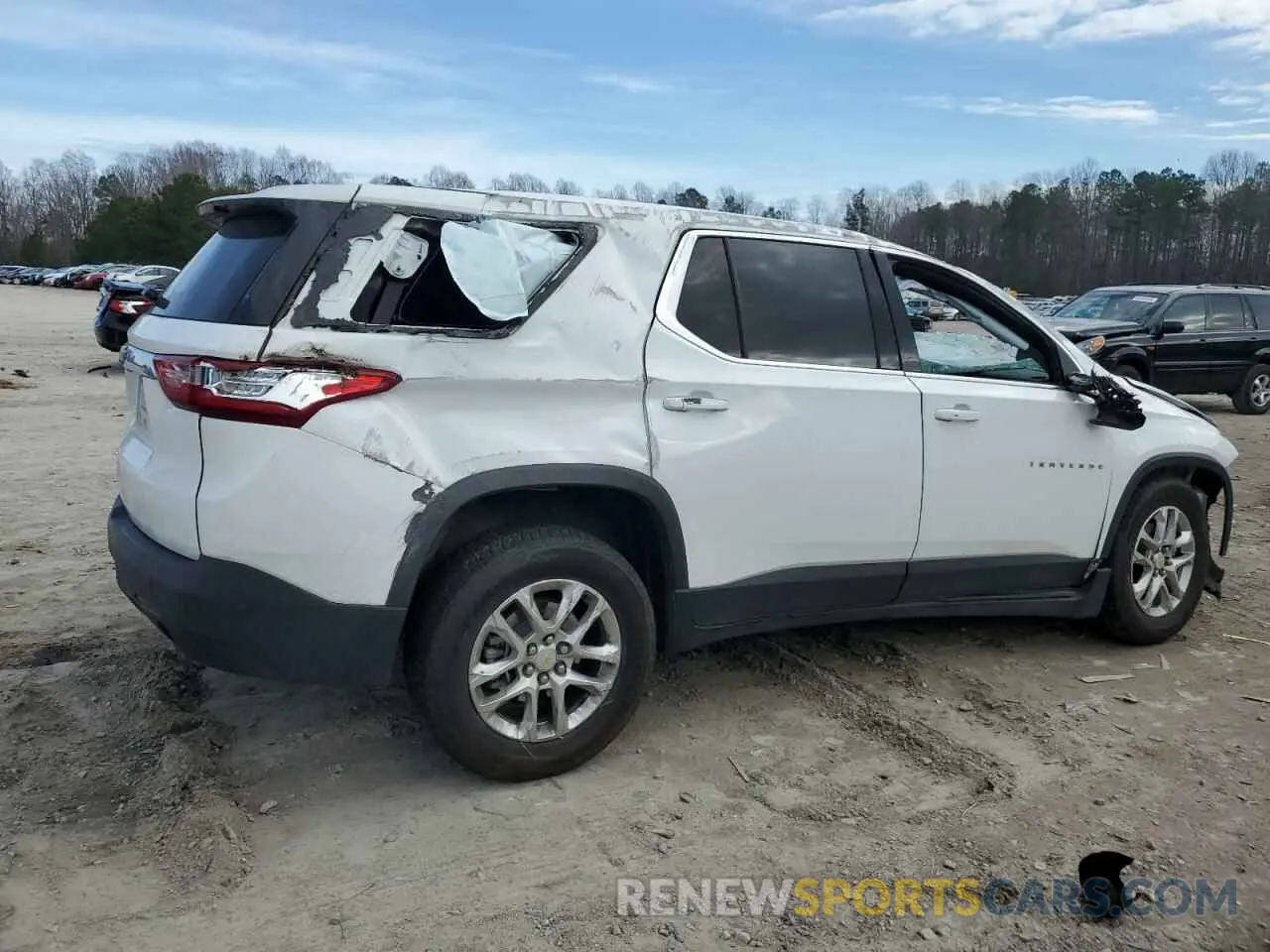 3 fotografías del automóvil dañado 1GNERFKW4LJ311744 CHEVROLET TRAVERSE 2020