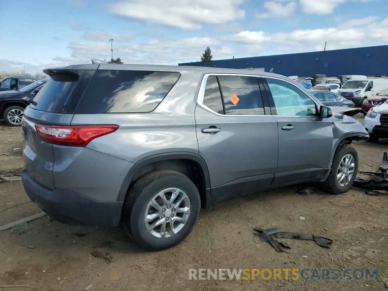 3 fotografías del automóvil dañado 1GNERFKW5LJ155505 CHEVROLET TRAVERSE 2020