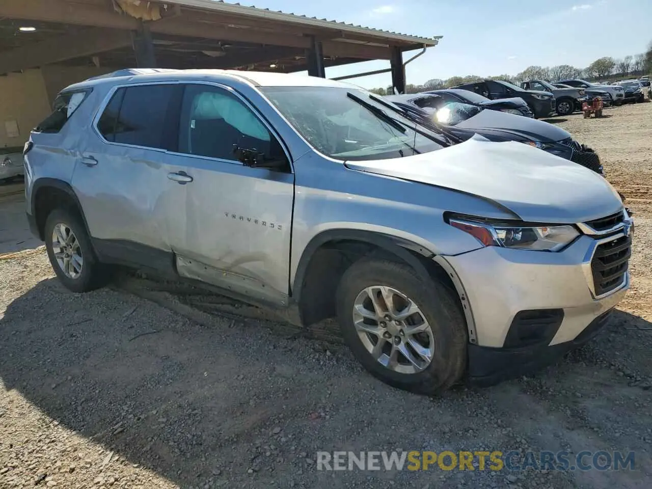 4 fotografías del automóvil dañado 1GNERFKW7LJ103616 CHEVROLET TRAVERSE 2020