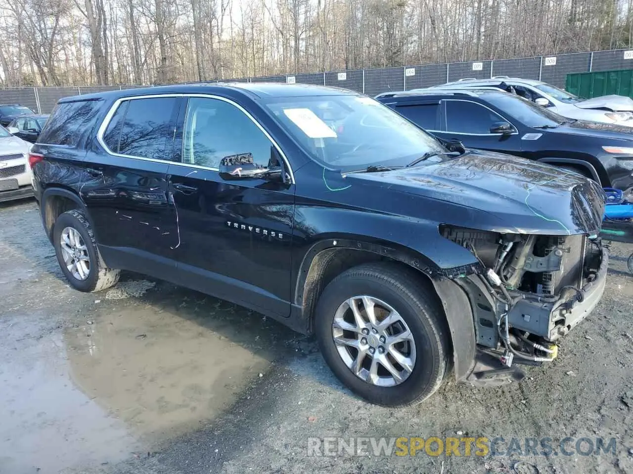 4 fotografías del automóvil dañado 1GNERFKW8LJ110610 CHEVROLET TRAVERSE 2020
