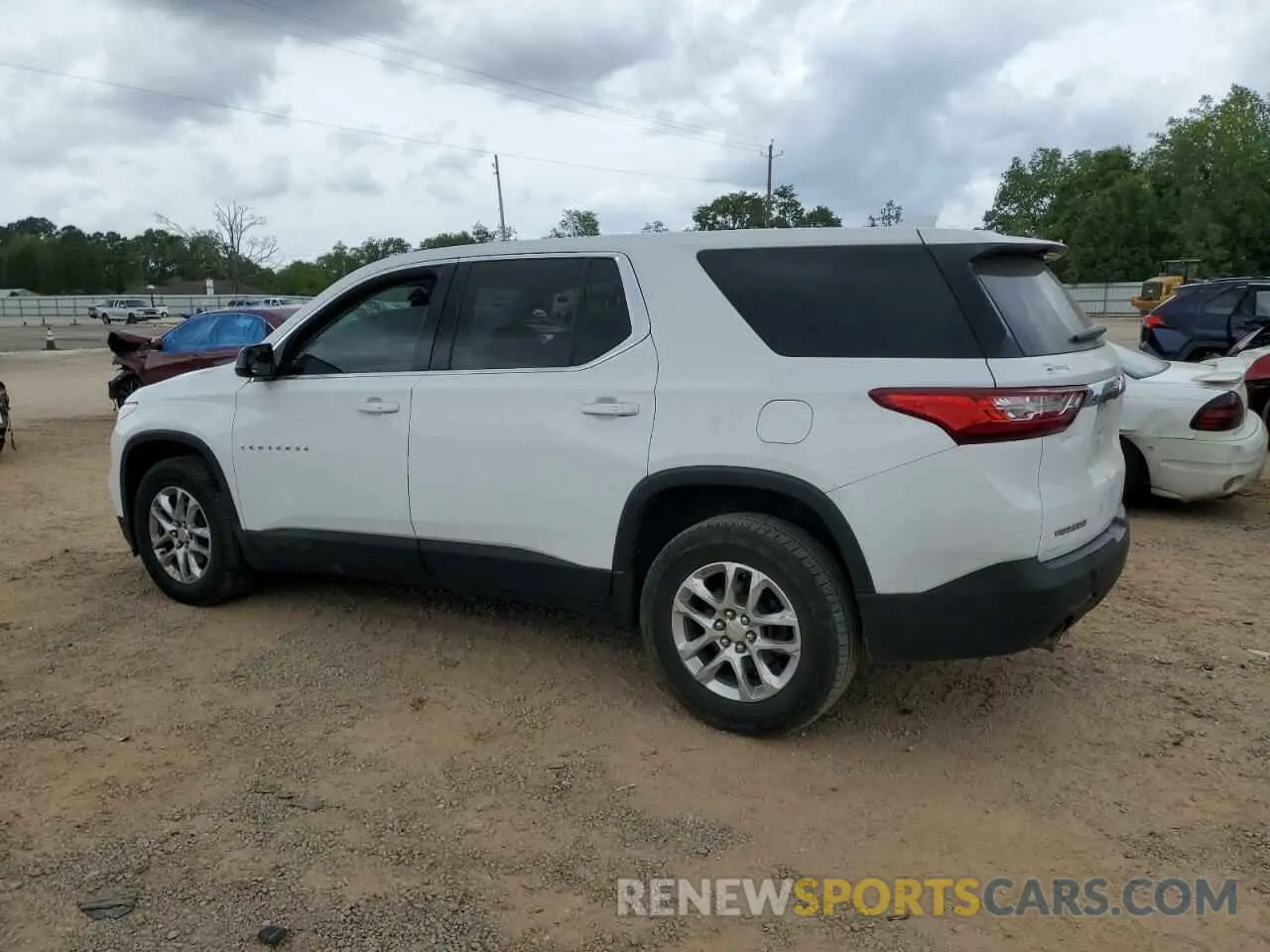 2 fotografías del automóvil dañado 1GNERFKW8LJ125303 CHEVROLET TRAVERSE 2020