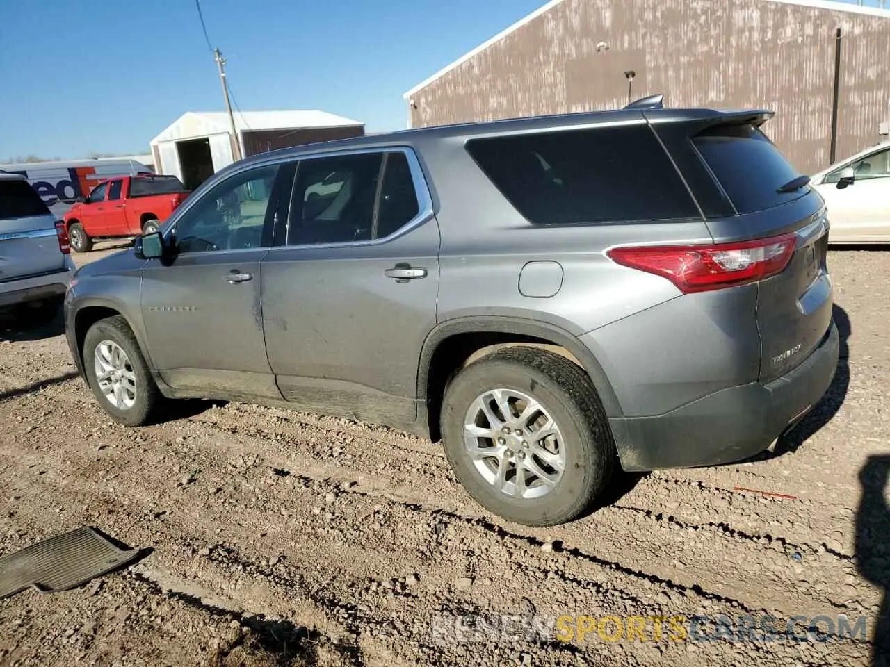 2 fotografías del automóvil dañado 1GNERFKW9LJ123236 CHEVROLET TRAVERSE 2020