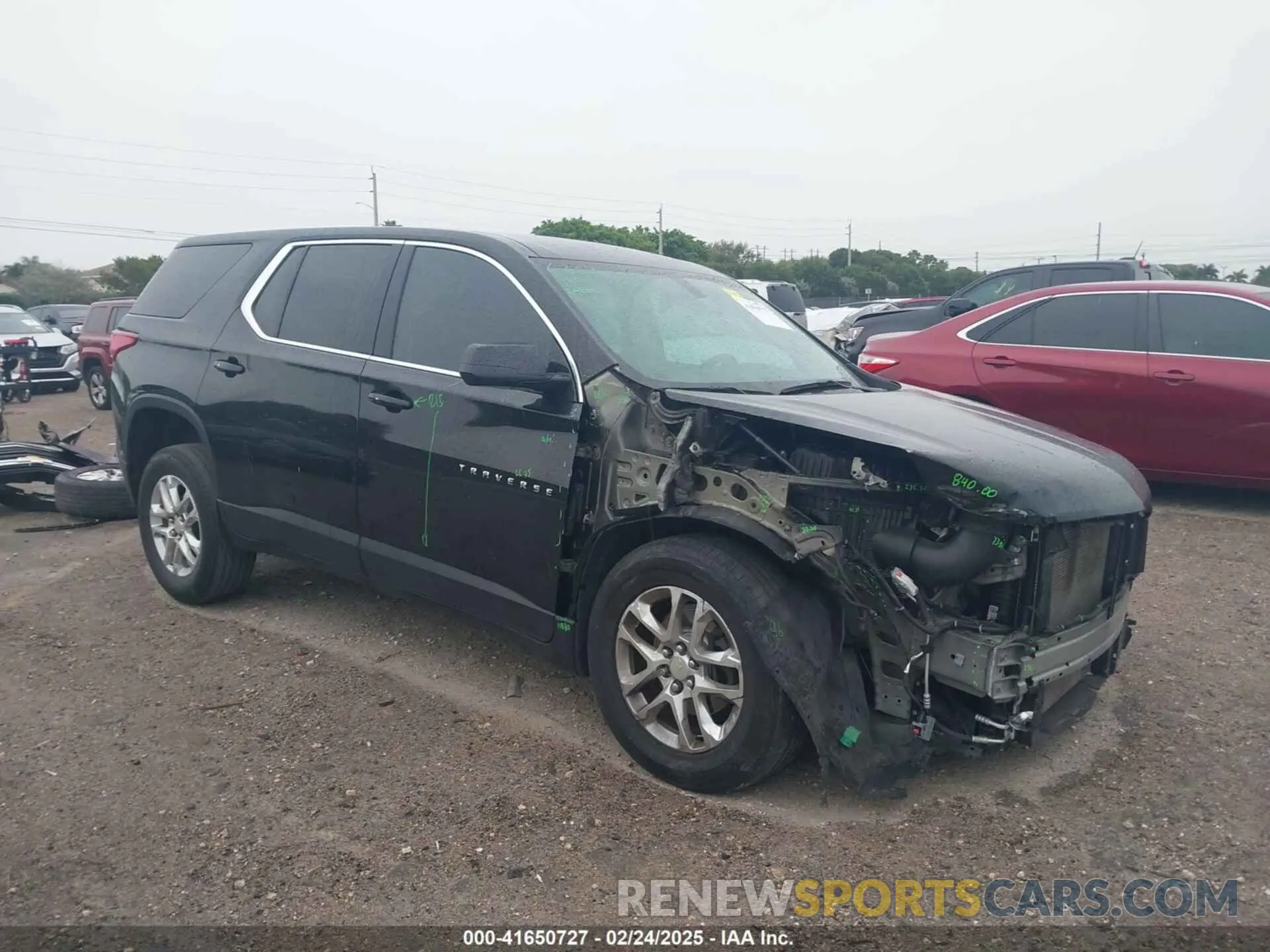 1 fotografías del automóvil dañado 1GNERFKW9LJ210652 CHEVROLET TRAVERSE 2020