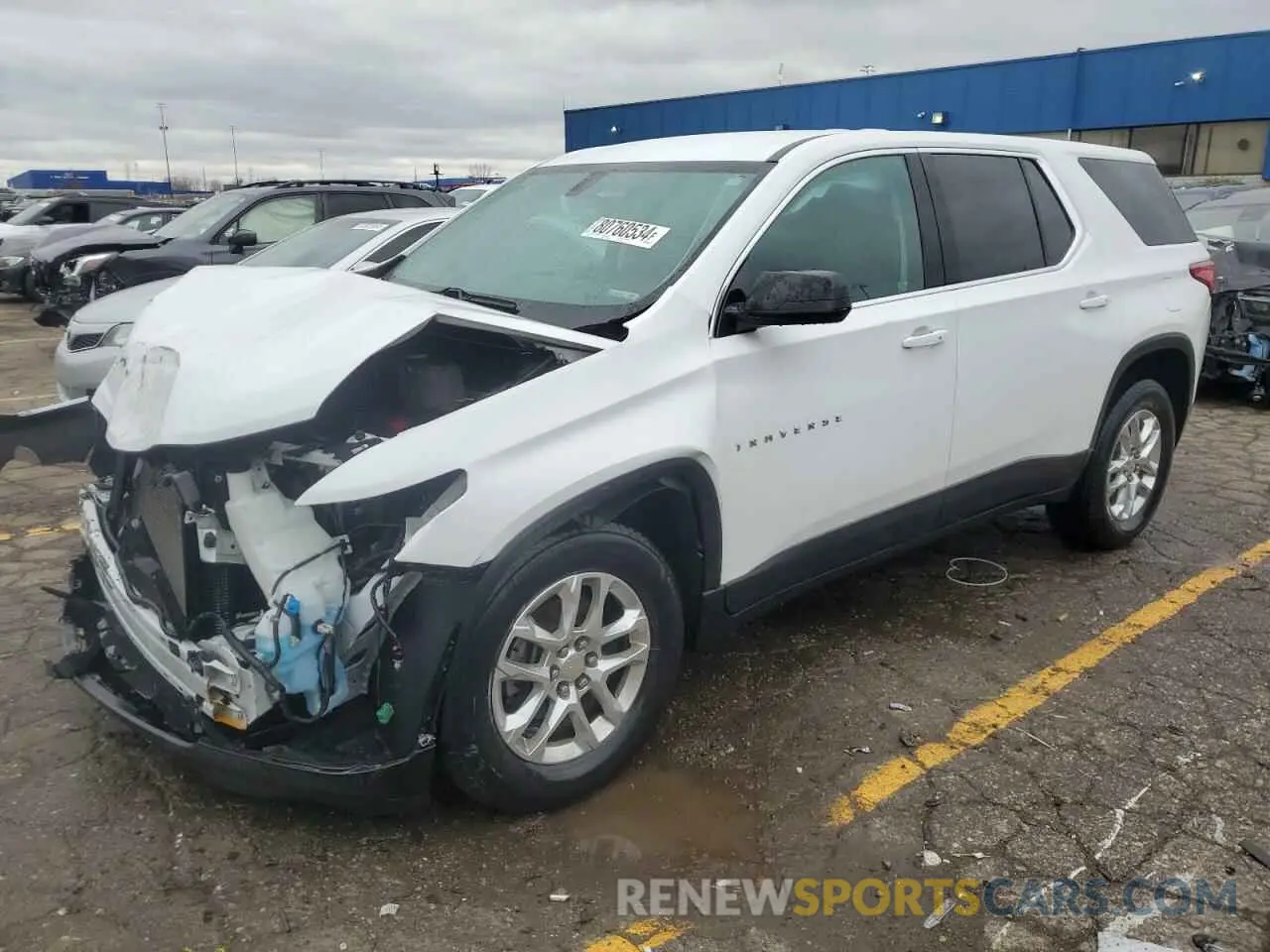 1 fotografías del automóvil dañado 1GNERFKW9LJ261004 CHEVROLET TRAVERSE 2020