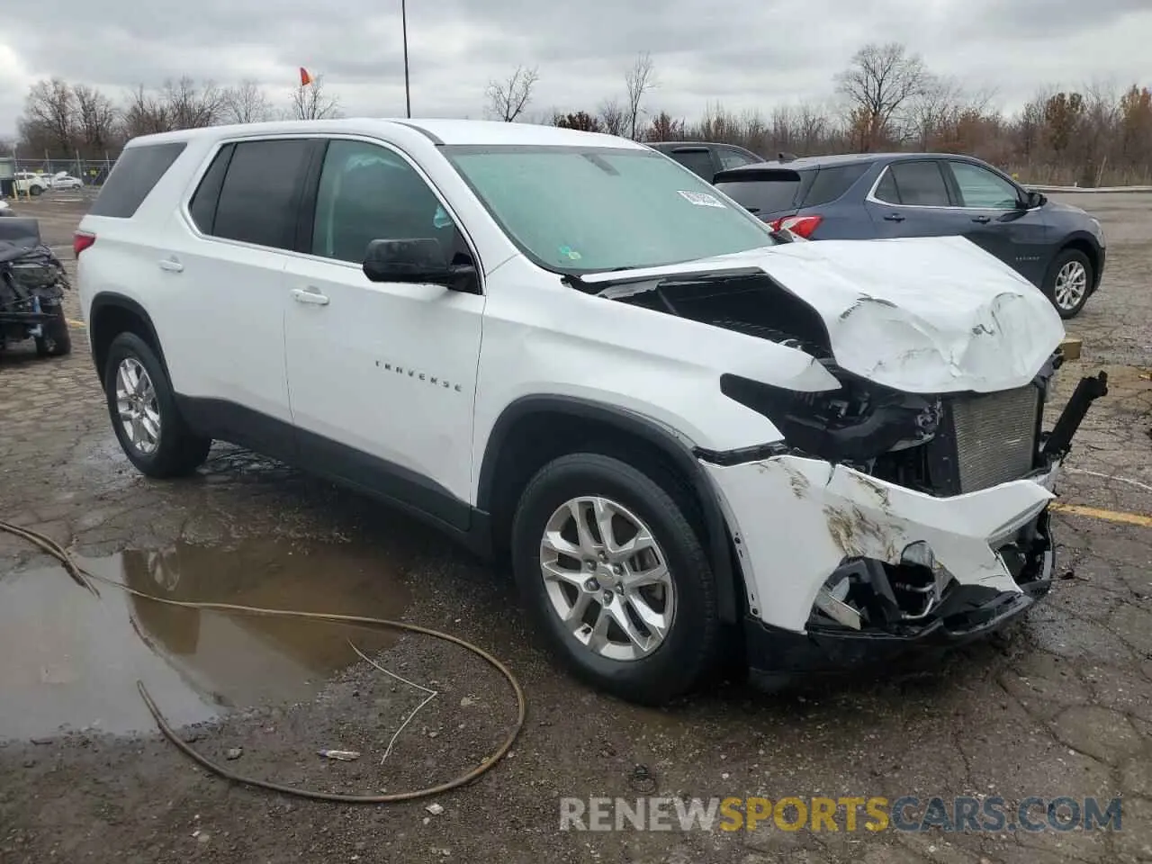 4 fotografías del automóvil dañado 1GNERFKW9LJ261004 CHEVROLET TRAVERSE 2020