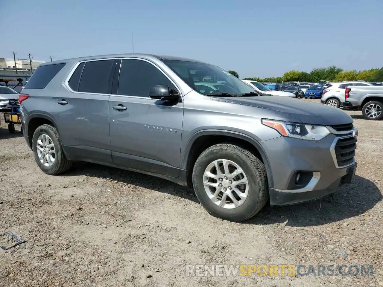 4 fotografías del automóvil dañado 1GNERFKWXLJ245930 CHEVROLET TRAVERSE 2020