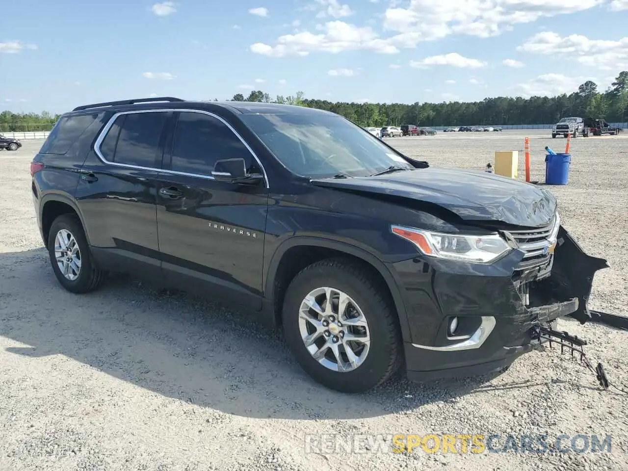 4 fotografías del automóvil dañado 1GNERGKW1LJ318351 CHEVROLET TRAVERSE 2020