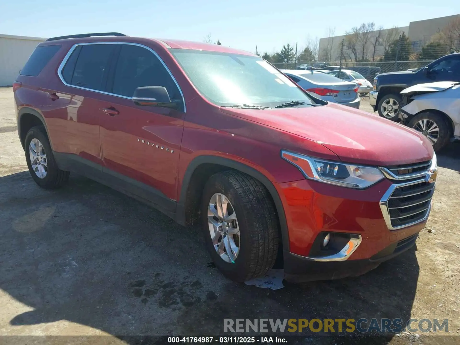 1 fotografías del automóvil dañado 1GNERGKW2LJ210773 CHEVROLET TRAVERSE 2020