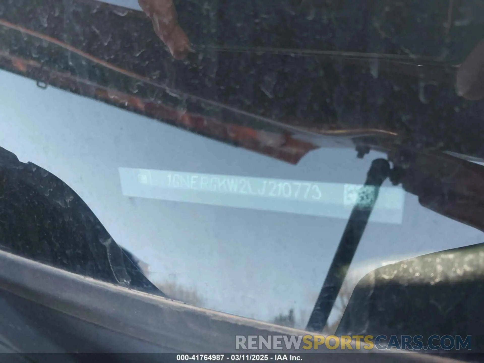 9 fotografías del automóvil dañado 1GNERGKW2LJ210773 CHEVROLET TRAVERSE 2020
