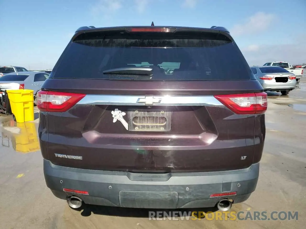 6 fotografías del automóvil dañado 1GNERGKW2LJ253946 CHEVROLET TRAVERSE 2020