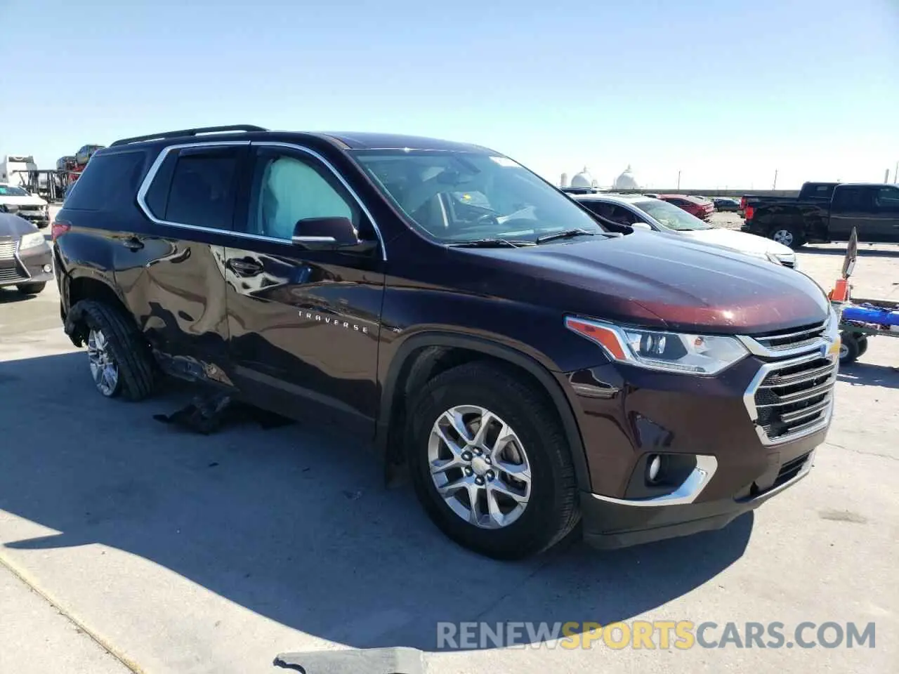4 fotografías del automóvil dañado 1GNERGKW3LJ136702 CHEVROLET TRAVERSE 2020