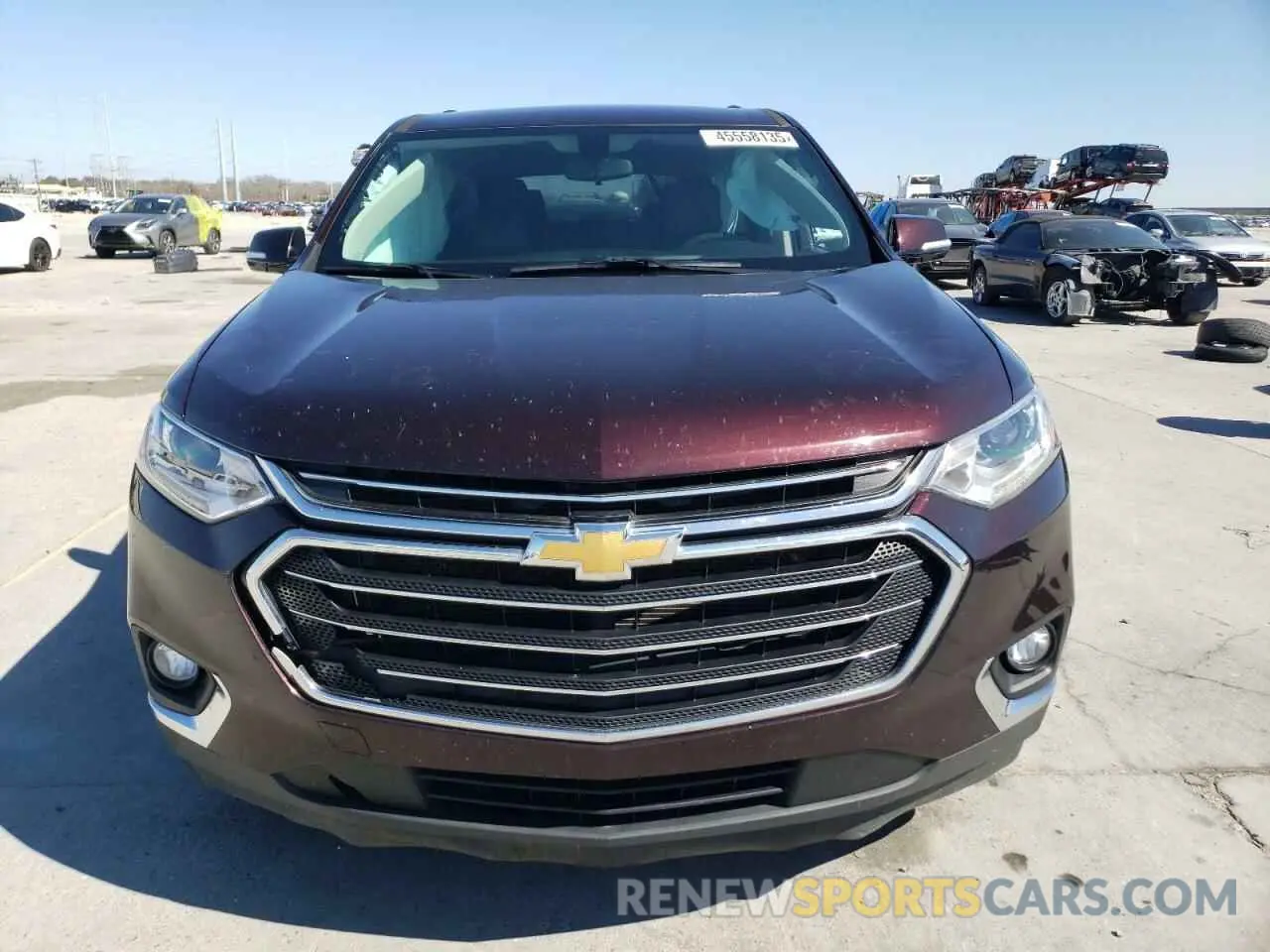 5 fotografías del automóvil dañado 1GNERGKW3LJ136702 CHEVROLET TRAVERSE 2020