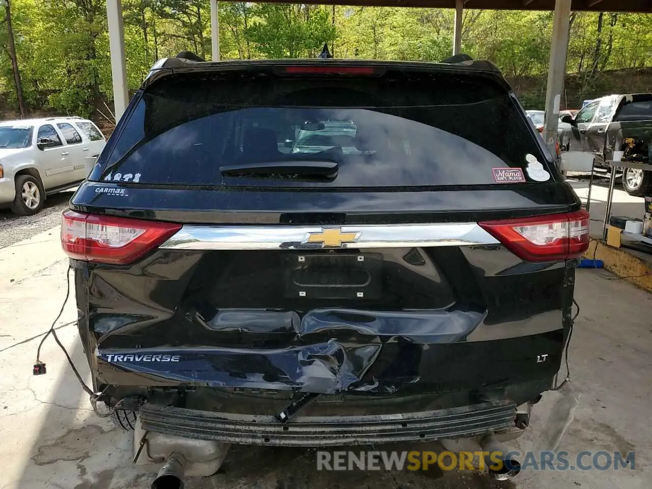 6 fotografías del automóvil dañado 1GNERGKW7LJ258883 CHEVROLET TRAVERSE 2020