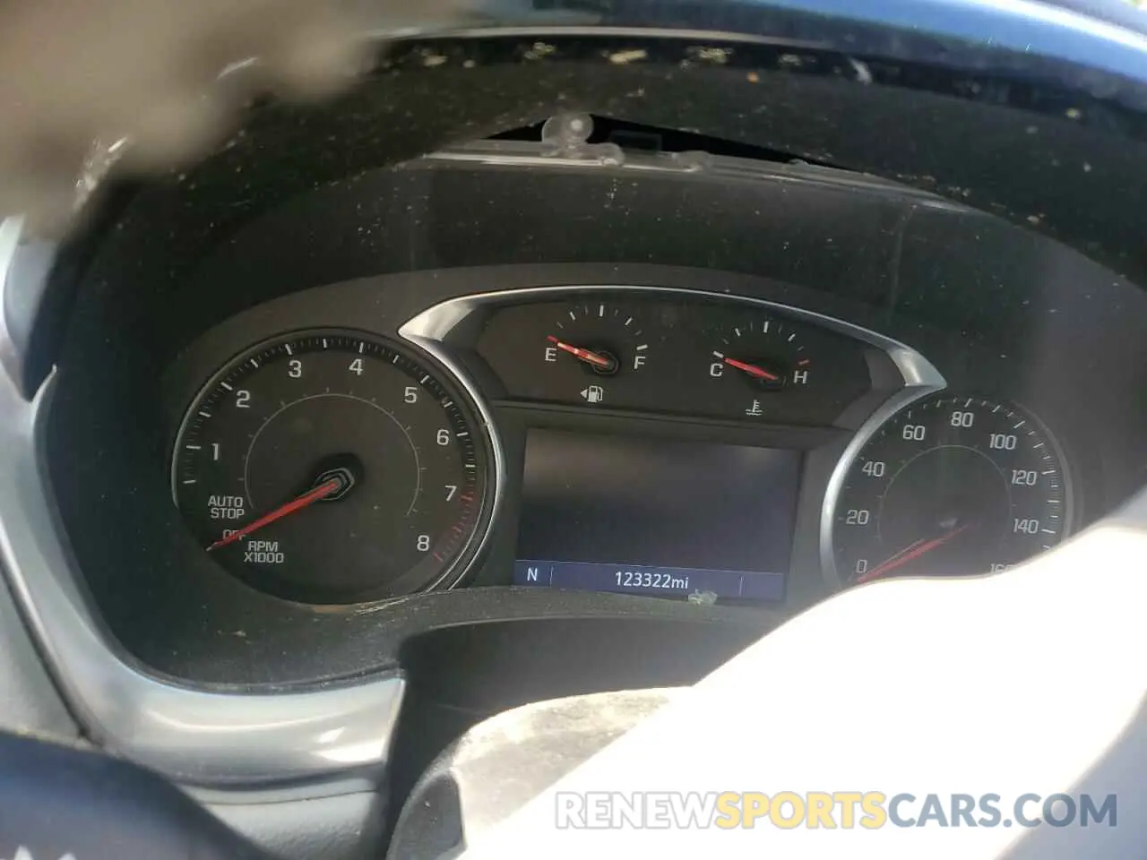 9 fotografías del automóvil dañado 1GNERGKW8LJ121807 CHEVROLET TRAVERSE 2020