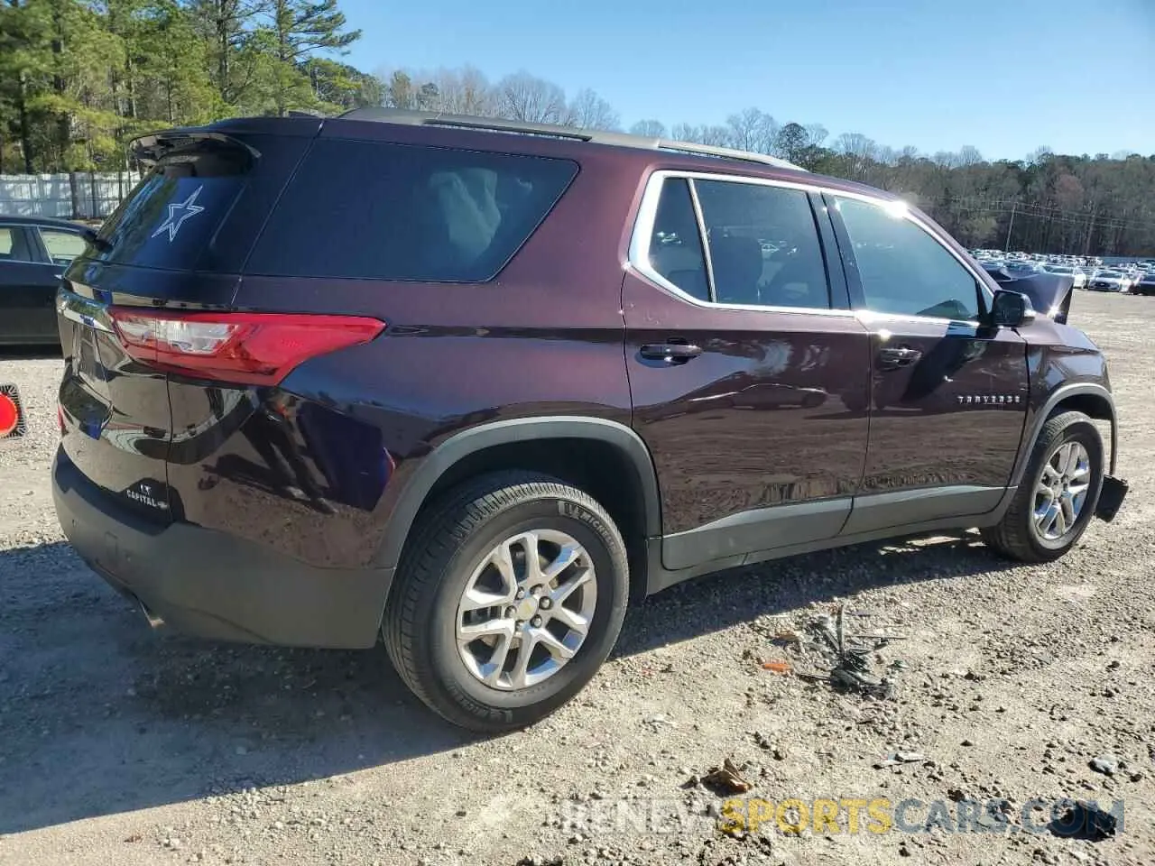 3 fotografías del automóvil dañado 1GNERGKW8LJ211586 CHEVROLET TRAVERSE 2020