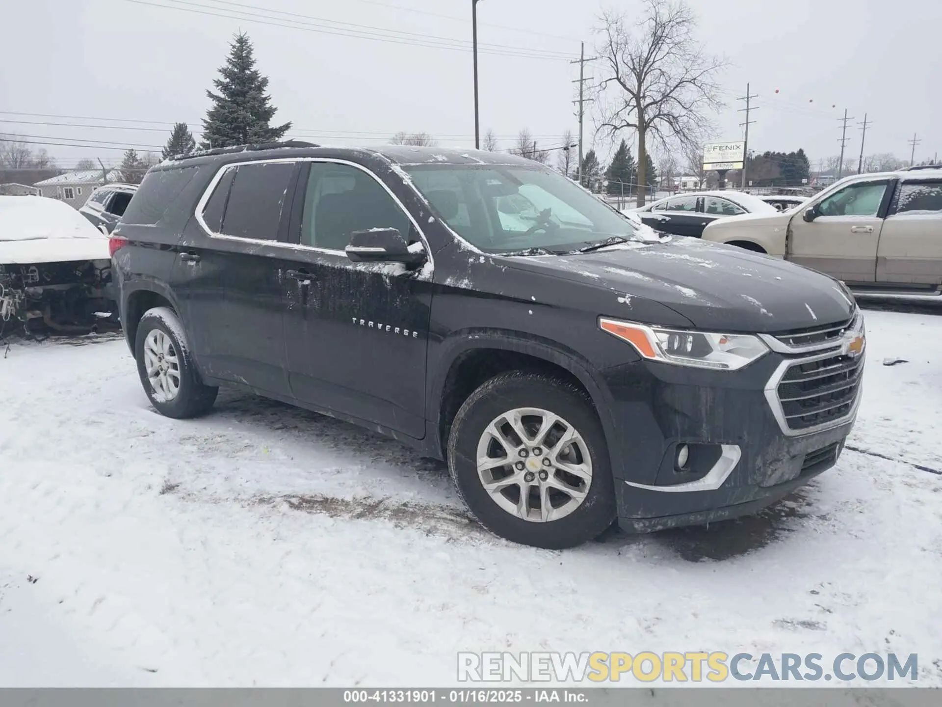 1 fotografías del automóvil dañado 1GNERGKWXLJ222332 CHEVROLET TRAVERSE 2020
