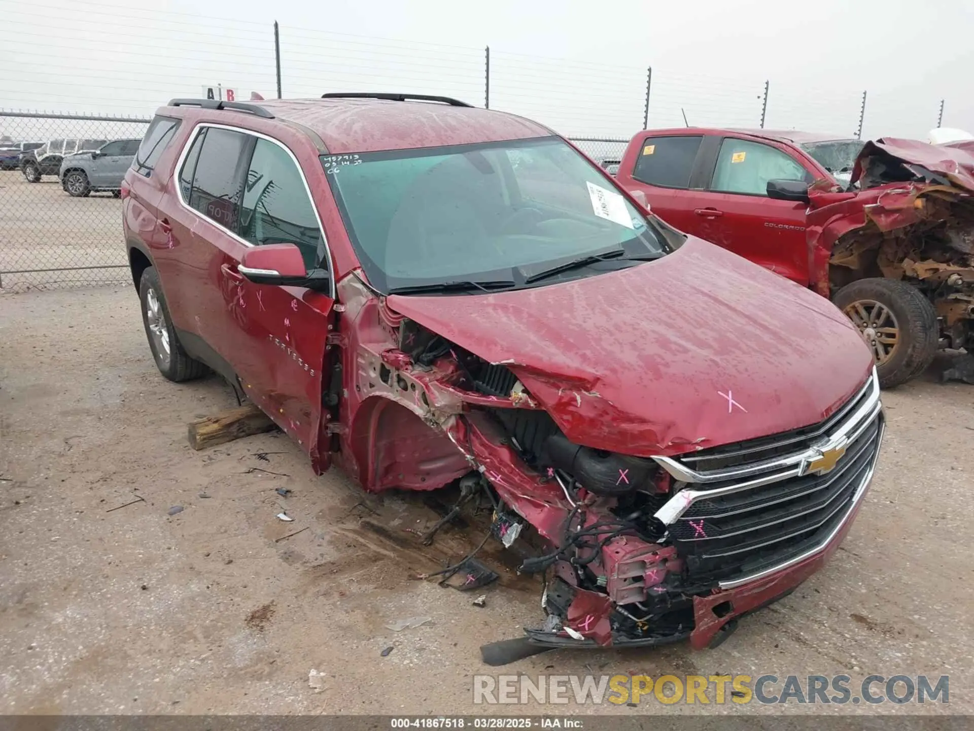 1 fotografías del automóvil dañado 1GNERHKW0LJ264997 CHEVROLET TRAVERSE 2020