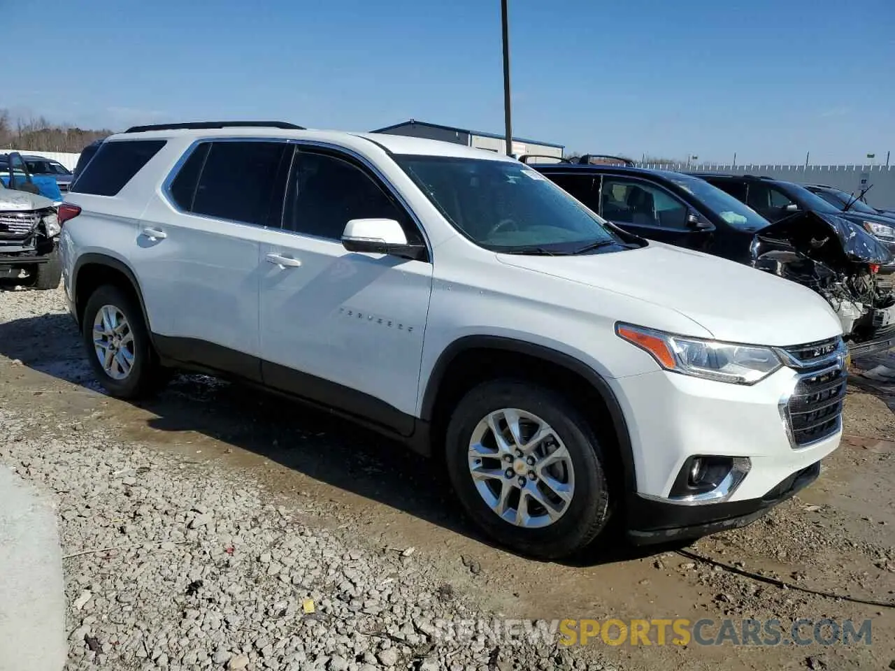 4 fotografías del automóvil dañado 1GNERHKW3LJ250107 CHEVROLET TRAVERSE 2020