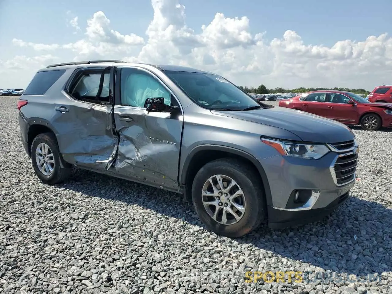 4 fotografías del automóvil dañado 1GNERHKW5LJ205217 CHEVROLET TRAVERSE 2020
