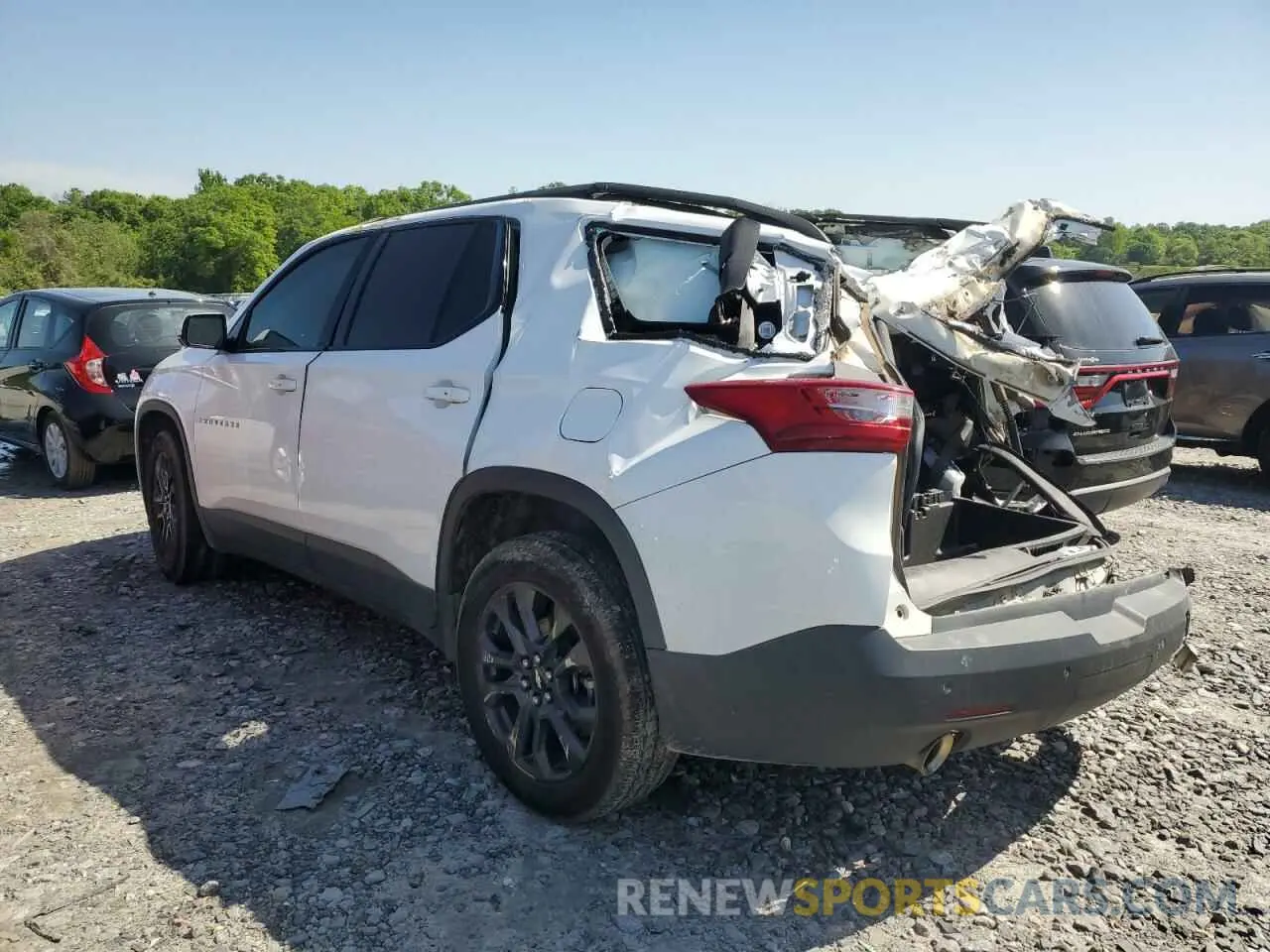 2 fotografías del automóvil dañado 1GNERJKW2LJ160440 CHEVROLET TRAVERSE 2020
