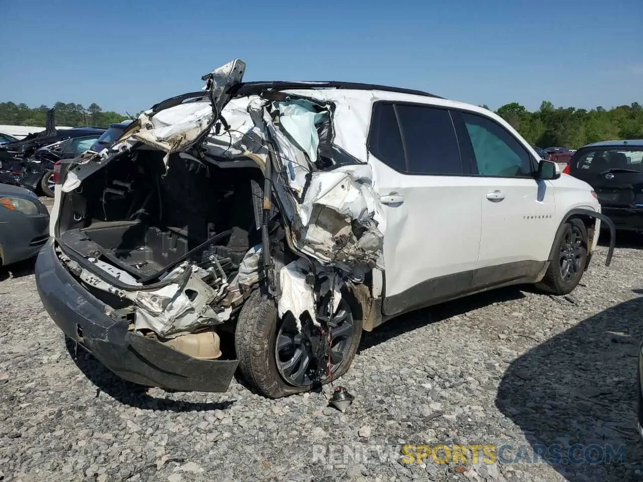 3 fotografías del automóvil dañado 1GNERJKW2LJ160440 CHEVROLET TRAVERSE 2020