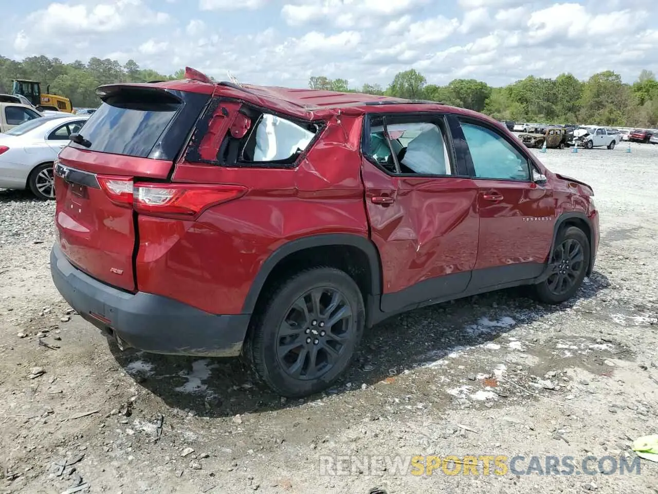 3 fotografías del automóvil dañado 1GNERJKWXLJ292751 CHEVROLET TRAVERSE 2020