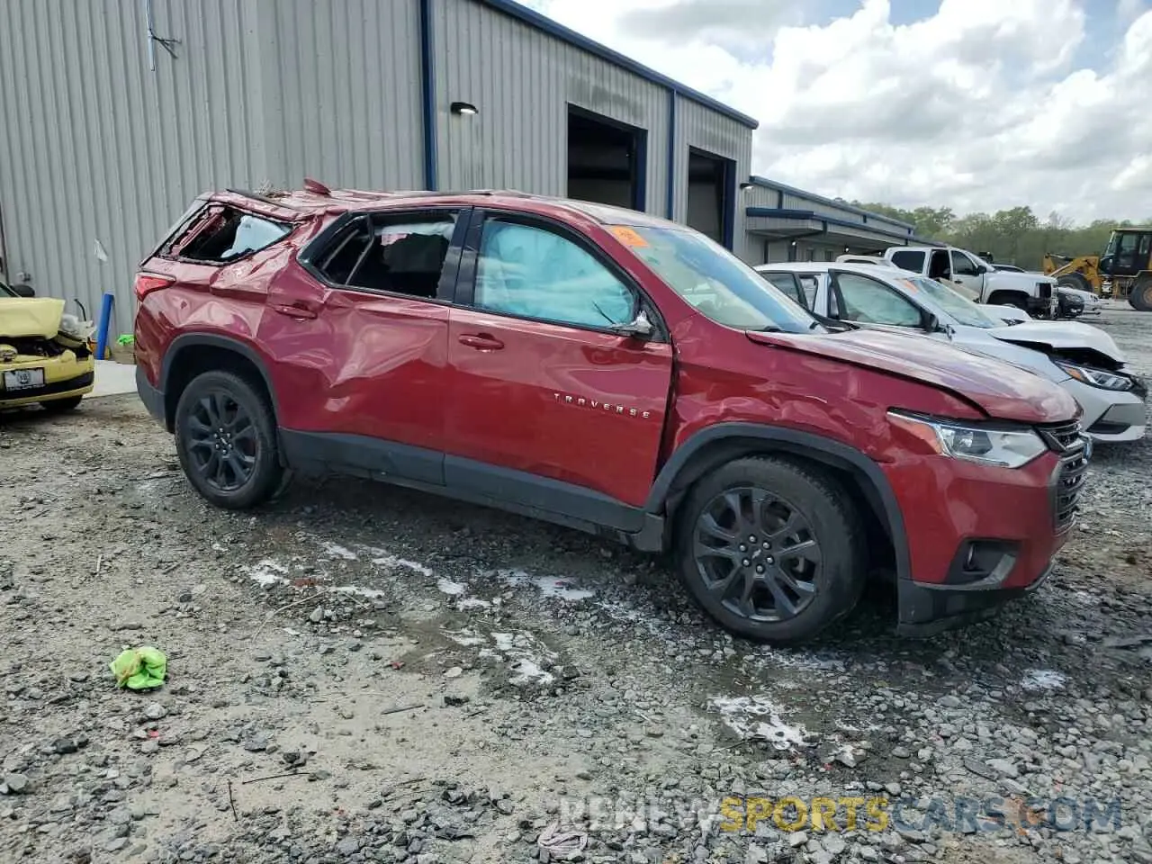 4 fotografías del automóvil dañado 1GNERJKWXLJ292751 CHEVROLET TRAVERSE 2020