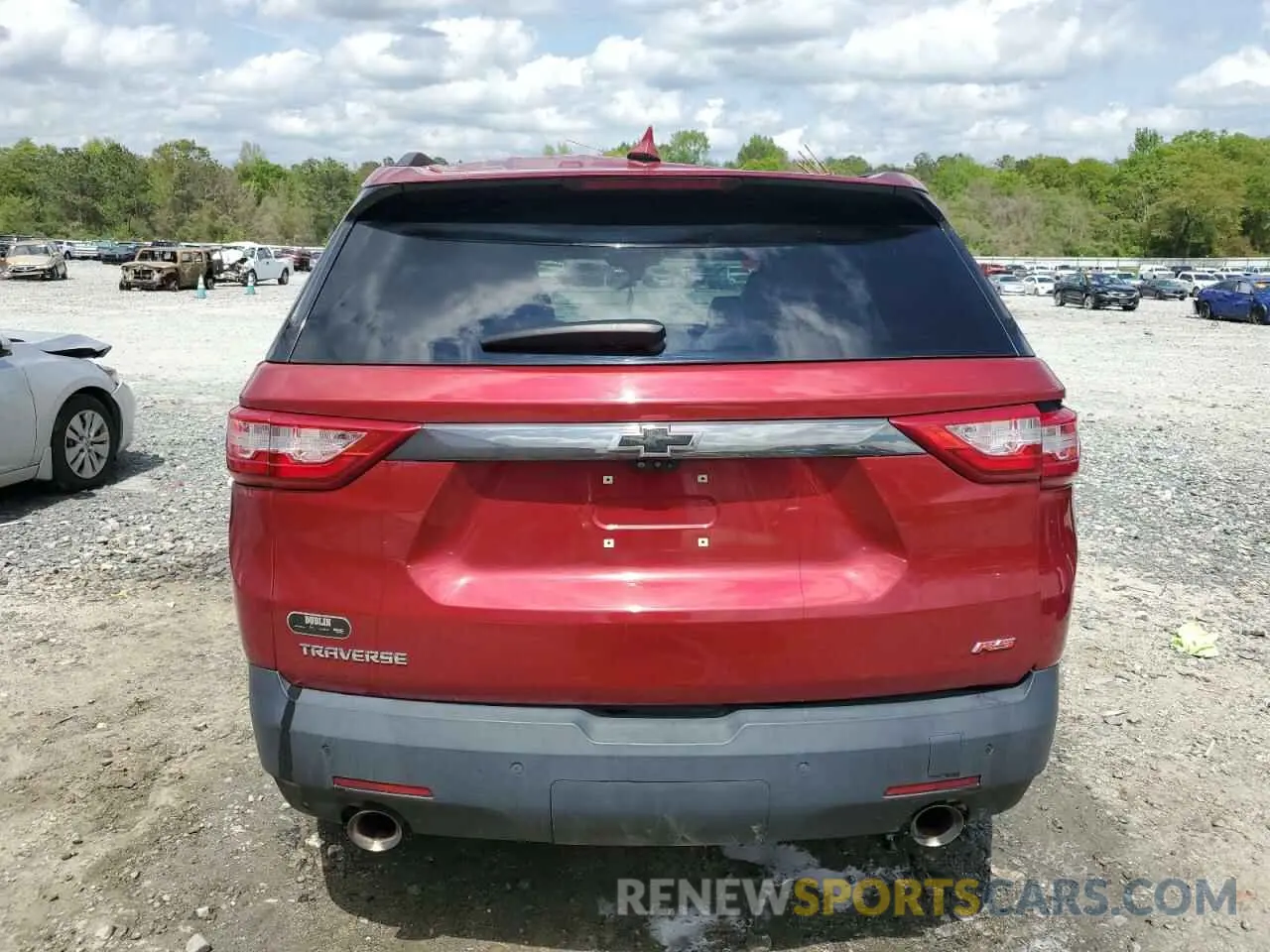 6 fotografías del automóvil dañado 1GNERJKWXLJ292751 CHEVROLET TRAVERSE 2020