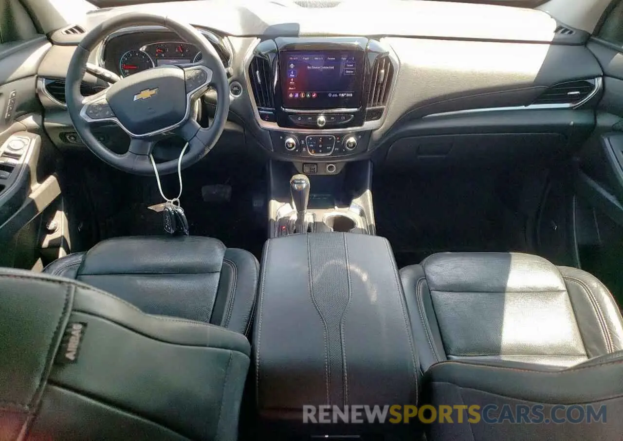 8 fotografías del automóvil dañado 1GNERKKW0LJ189120 CHEVROLET TRAVERSE 2020