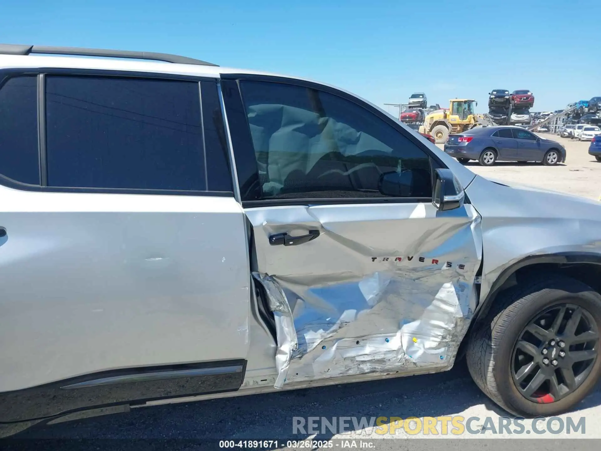 6 fotografías del automóvil dañado 1GNERKKW2LJ278087 CHEVROLET TRAVERSE 2020