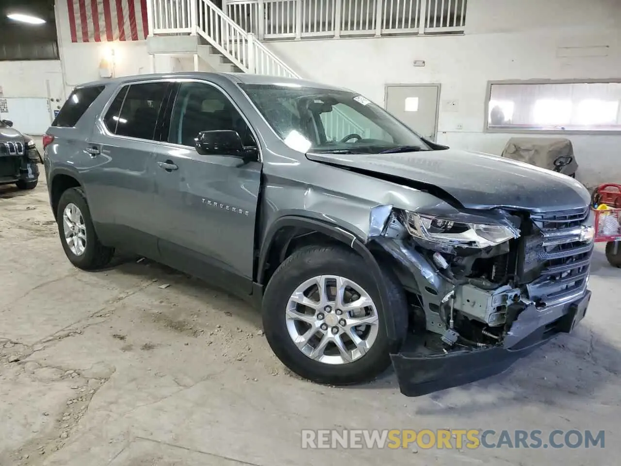 4 fotografías del automóvil dañado 1GNEVFKW1LJ261798 CHEVROLET TRAVERSE 2020