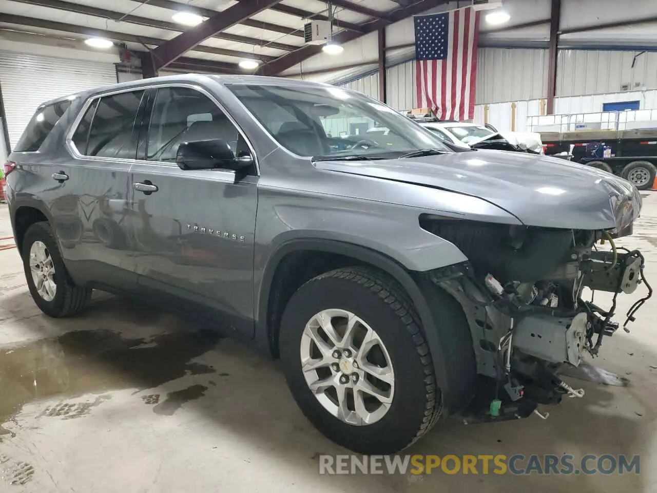 4 fotografías del automóvil dañado 1GNEVFKW4LJ167902 CHEVROLET TRAVERSE 2020