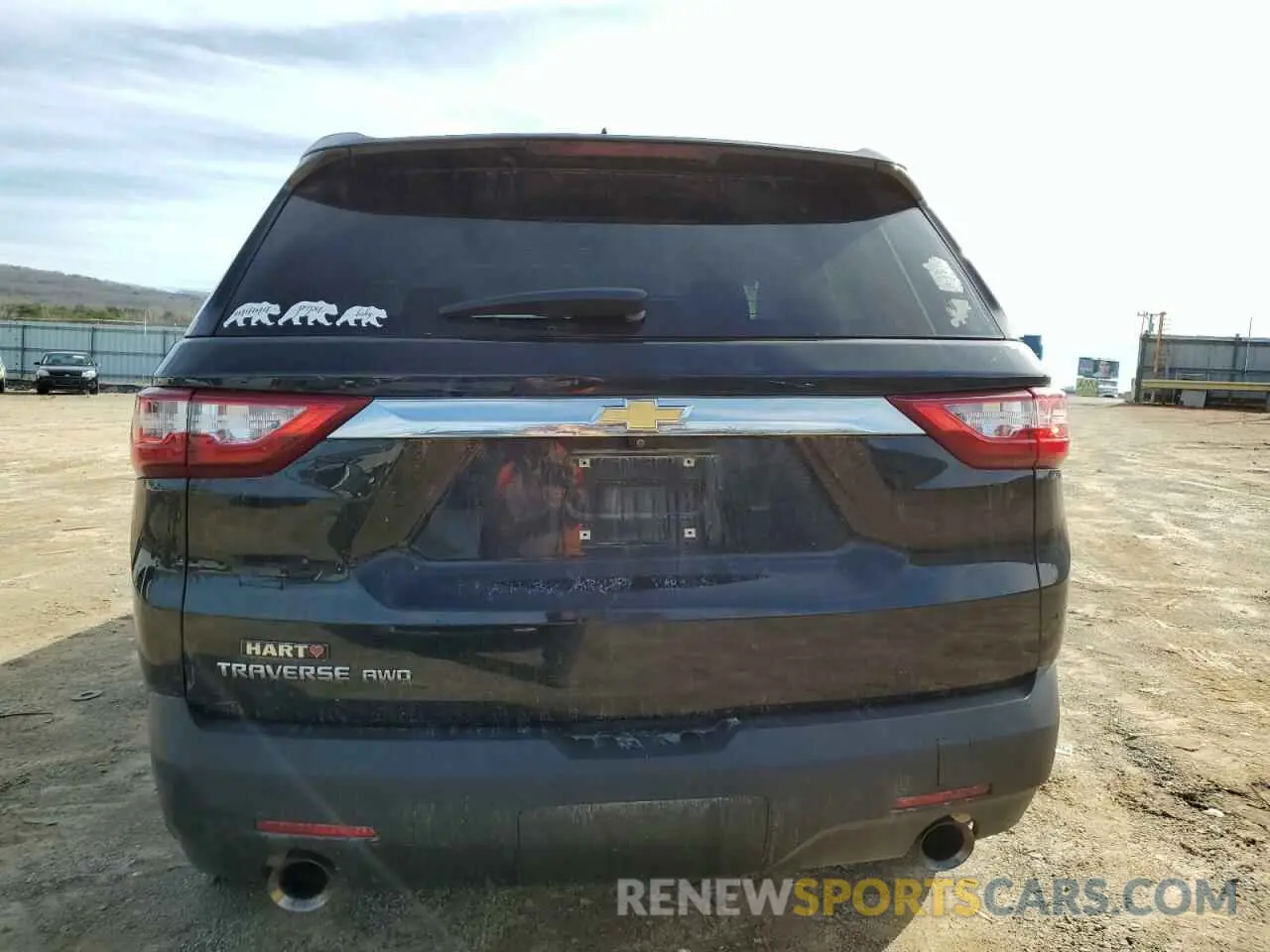 6 fotografías del automóvil dañado 1GNEVFKW7LJ154108 CHEVROLET TRAVERSE 2020