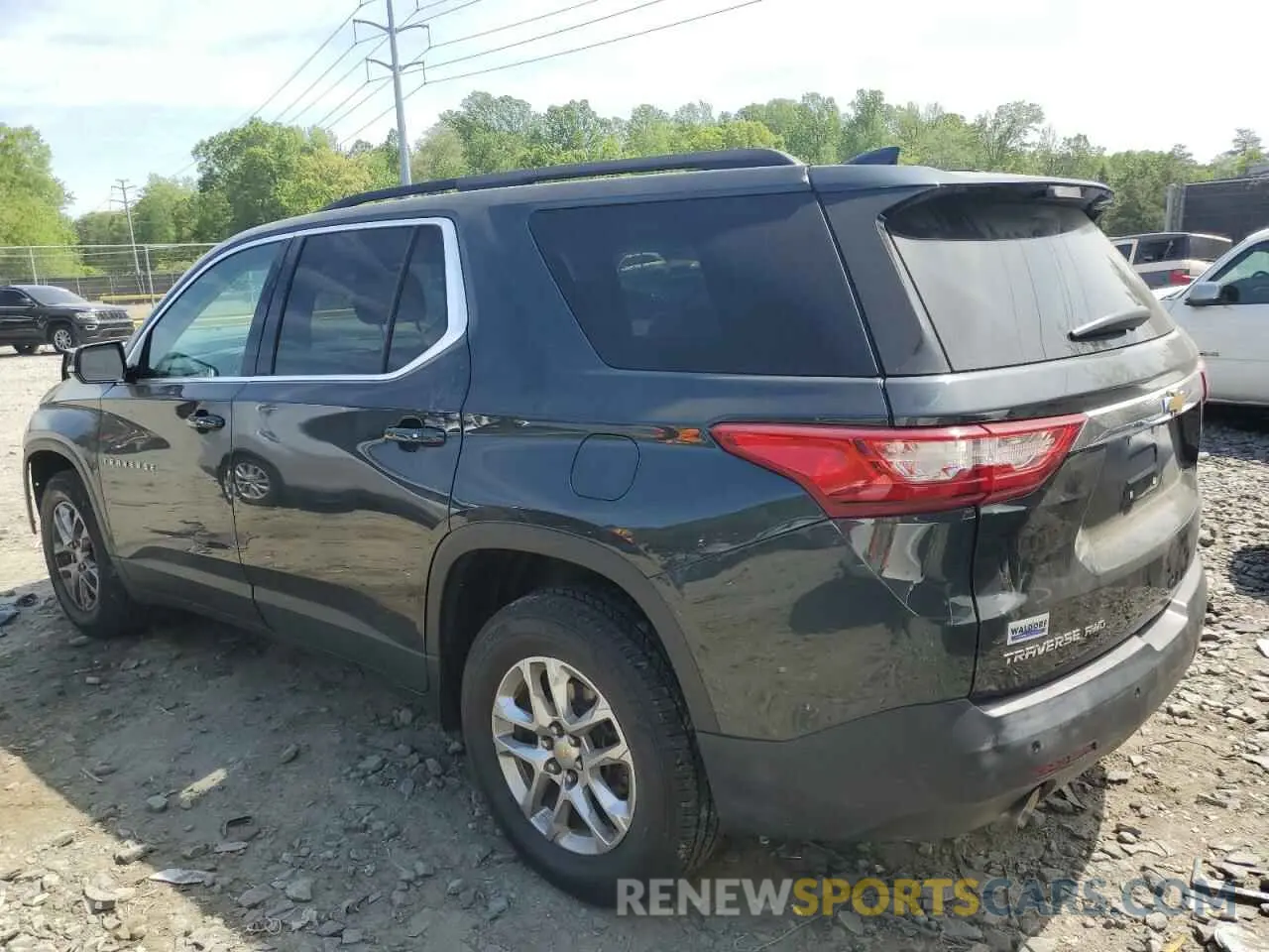 2 fotografías del automóvil dañado 1GNEVGKW0LJ100638 CHEVROLET TRAVERSE 2020