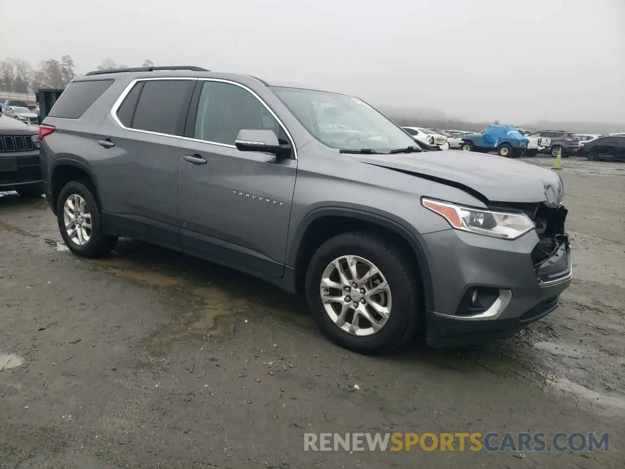 4 fotografías del automóvil dañado 1GNEVGKW0LJ158524 CHEVROLET TRAVERSE 2020