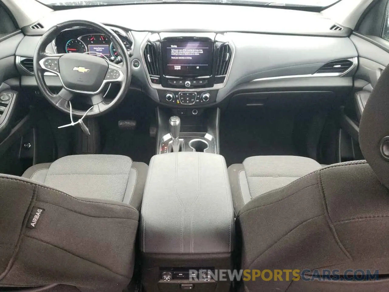 8 fotografías del automóvil dañado 1GNEVGKW0LJ158524 CHEVROLET TRAVERSE 2020