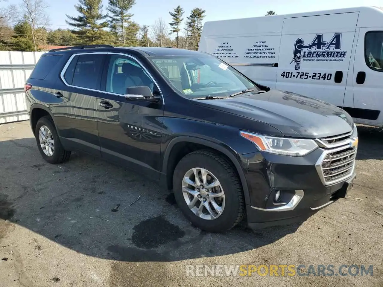 4 fotografías del automóvil dañado 1GNEVGKW0LJ281837 CHEVROLET TRAVERSE 2020
