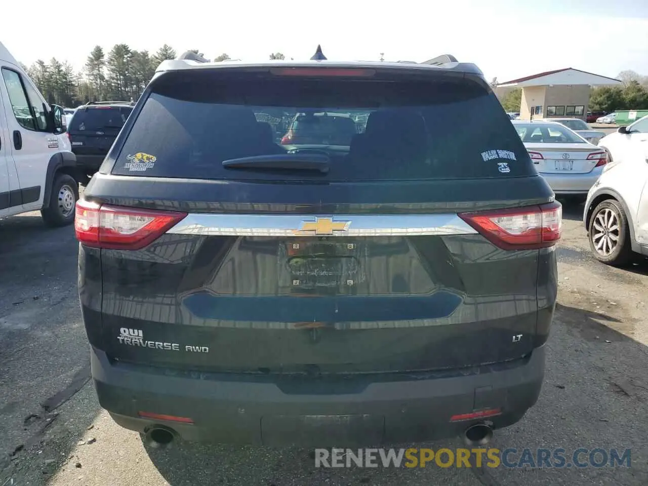 6 fotografías del automóvil dañado 1GNEVGKW0LJ281837 CHEVROLET TRAVERSE 2020