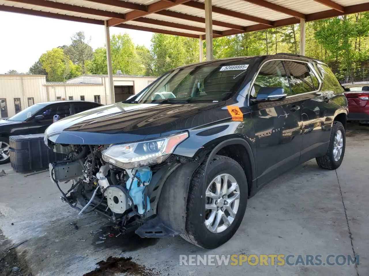 1 fotografías del automóvil dañado 1GNEVGKW9LJ247007 CHEVROLET TRAVERSE 2020