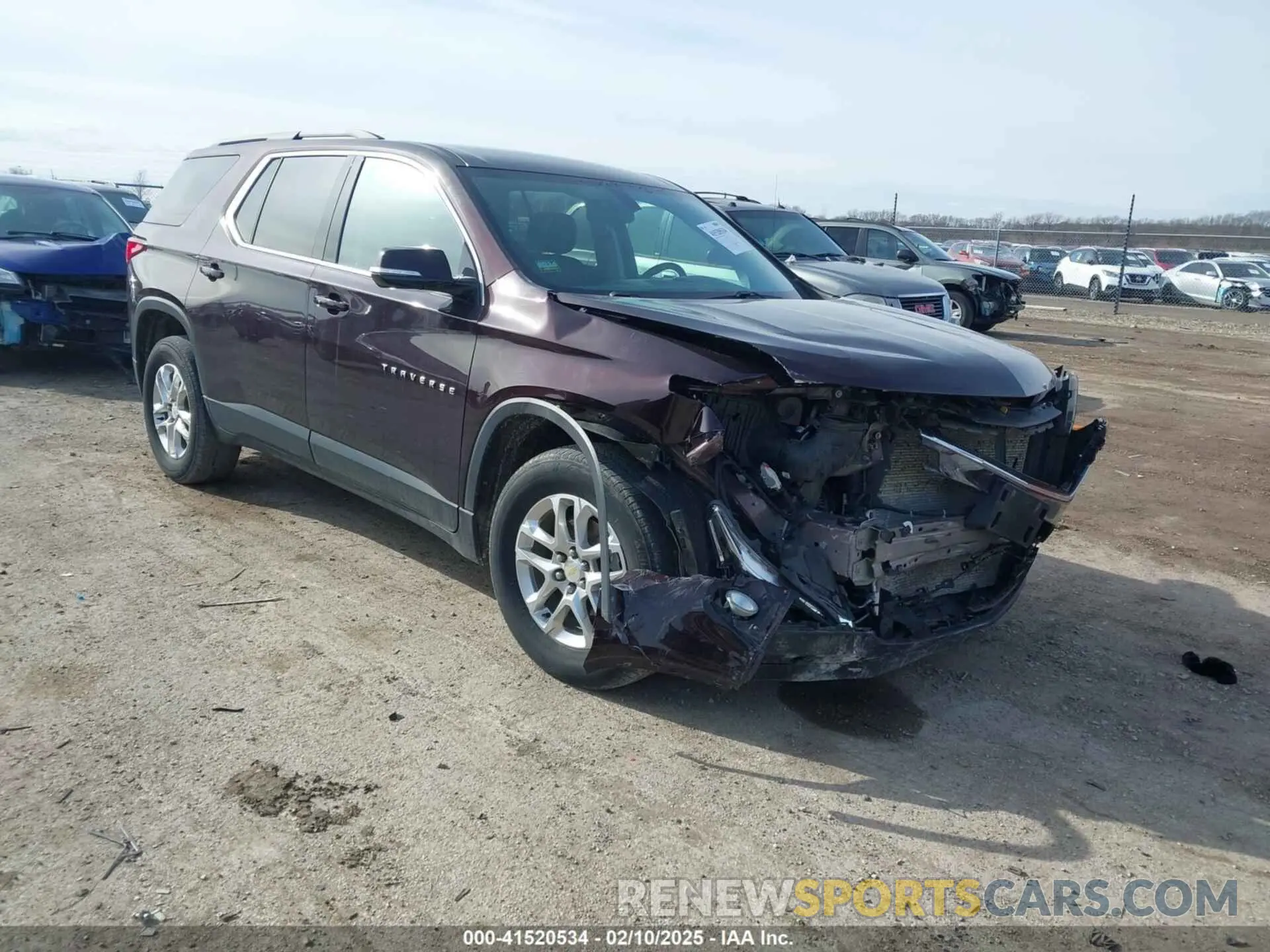 1 fotografías del automóvil dañado 1GNEVGKWXLJ151077 CHEVROLET TRAVERSE 2020